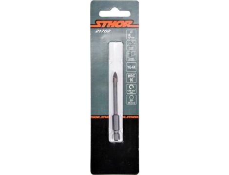 STHOR WIERTŁO DO SZKŁA I CERAMIKI  5mm HEX... ...