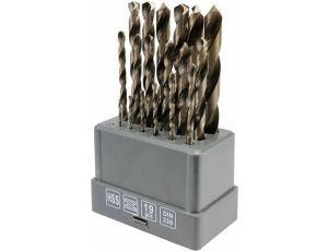 STHOR WIERTŁO METAL BIAŁE KPL.19szt. /1,0-10,0/