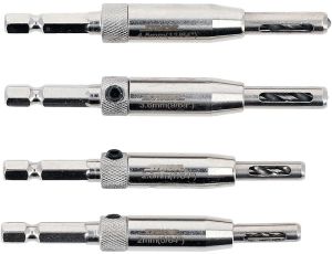 STHOR ZESTAW WIERTEŁ SAMOCENTRUJĄCYCH 4szt.