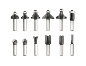 VOREL FREZY KSZTAŁTOWE 12szt TRZPIEŃ 8mm