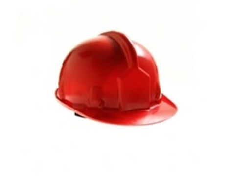 VOREL KASK OCHRONNY ATESTOWANY CZERWONY