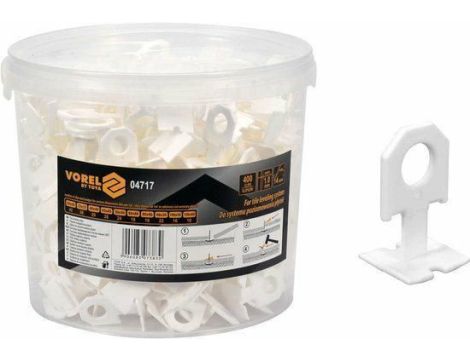 VOREL KLIPSY DO POZIOMOWANIA 1,0mm 400szt.... ...