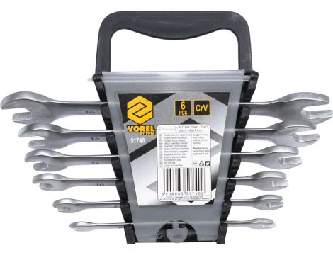 VOREL KLUCZ PŁASKI  6szt (6-17) SATYNA ...