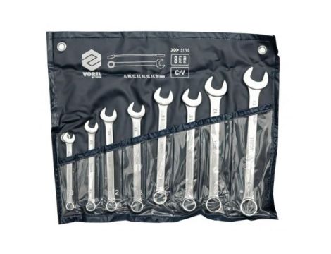 VOREL KLUCZ PŁASKO-OCZKOWY   8szt(8-19)CV ETUI SATYNA - 2