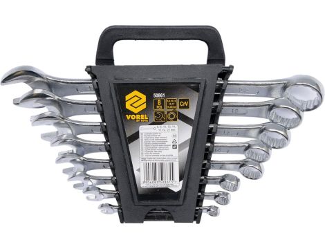 VOREL KLUCZ PŁASKO-OCZKOWY   8szt.(6-22) CV