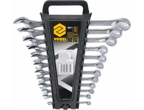VOREL KLUCZ PŁASKO-OCZKOWY  12szt.(6-22) CV