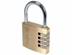 VOREL KŁÓDKA MOSIĘŻNA SZYFROWA 50mm