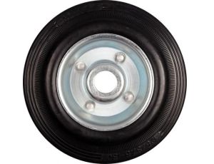 VOREL KOŁO ŁOŻYSKOWANE CZARNA GUMA 125mm.. ..