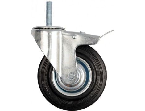 VOREL KOŁO SKRĘTNE CZ. GUMA HAM.TR.200mm .......