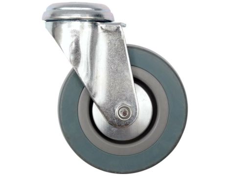 VOREL KOŁO SKRĘTNE SZARA GUMA  75mm...