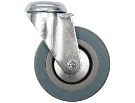 VOREL KOŁO SKRĘTNE SZARA GUMA 100mm...