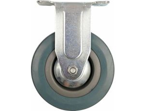 VOREL KOŁO STAŁE Z SZARĄ GUMĄ  100mm