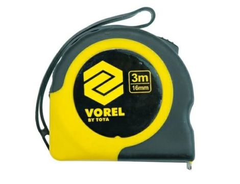 VOREL MIARA ZWIJANA ŻÓŁTO-CZARNA  7,5m ..x 25mm