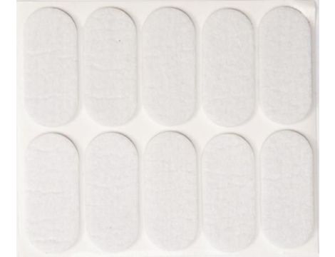 VOREL PODKŁADKI FILCOWE 20x45mm BIAŁE...