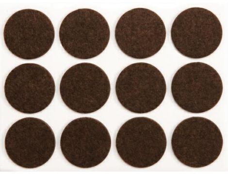 VOREL PODKŁADKI FILCOWE 28mm BRĄZ...