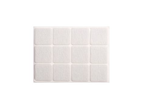 VOREL PODKŁADKI FILCOWE 28x28mm BIAŁE...