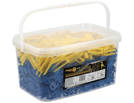 VOREL SYSTEM POZIOMOWANIA 2,0mm 700+200 +SZCZYPCE