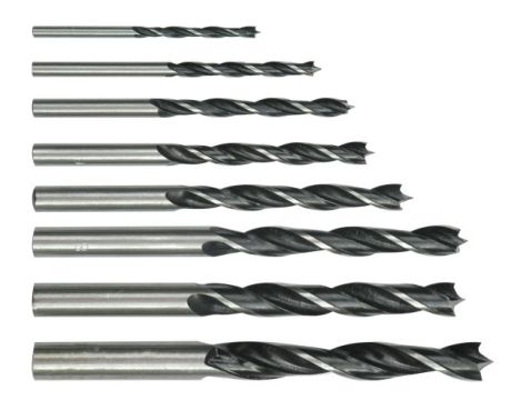 VOREL WIERTŁO DREWNO KPL. 8szt. 3-10mm