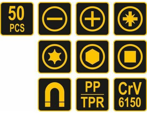 VOREL WKRĘTAKI KPL.50el...... - 2