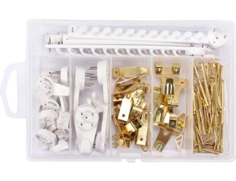 VOREL ZESTAW HAKÓW NA OBRAZY 121szt....