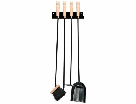 VOREL ZESTAW NARZĘDZI DO KOMINKA 4 elem. WISZĄCY...