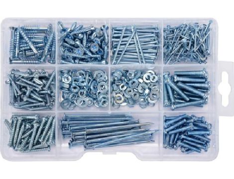 VOREL ZESTAW WKRĘTÓW I GWOŹDZI 580szt. ........
