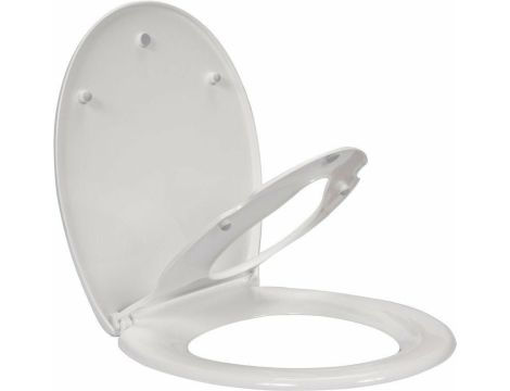 FALA DESKA WC WOLNOOPADAJĄCA 2w1  PP-O Z NAKŁADKĄ DLA DZIECI, WYPINANA