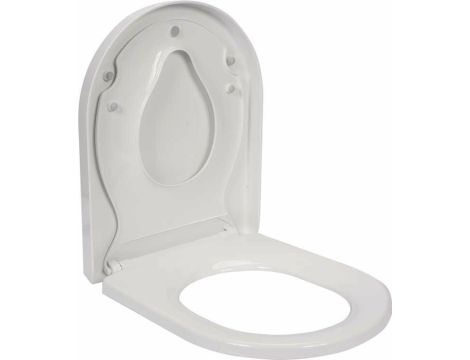 FALA DESKA WC WOLNOOPADAJĄCA 2w1 PP-D Z NAKŁADKĄ DLA DZIECI, WYPINANA - 2