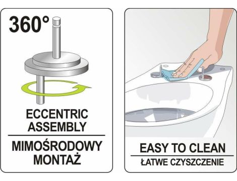 FALA DESKA WC WOLNOOPADAJĄCA D-P WYPINANA - 4