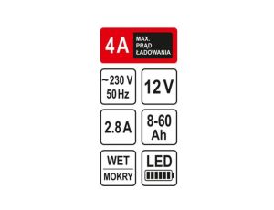 STHOR PROSTOWNIK 12V 4A 60Ah LED - image 2