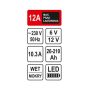 STHOR PROSTOWNIK 6/12V 12A 210Ah LED - 3