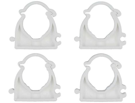 VOREL UCHWYTY ZAMYKANE DO RUR 20mm 4szt.