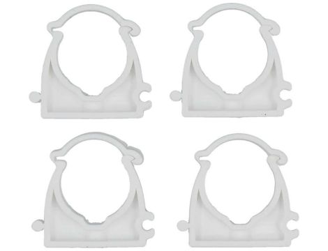 VOREL UCHWYTY ZAMYKANE DO RUR 25mm 4szt.