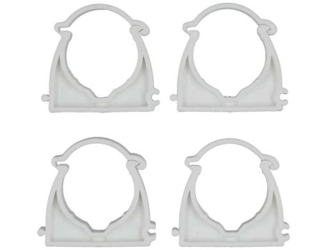 VOREL UCHWYTY ZAMYKANE DO RUR 40mm 4szt.