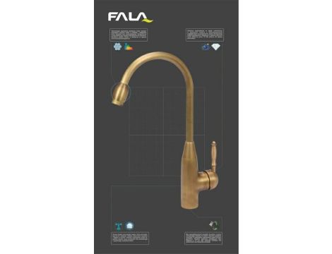 FALA BATERIA ZLEWOZMYWAKOWA RETRO BRONZE 1 - 2