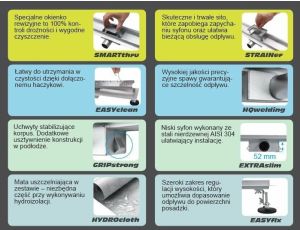 FALA ODPŁYW LINIOWY TOCANTINS 60cm... - image 2