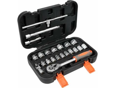 STHOR ZESTAW KLUCZY    3/8"  22el