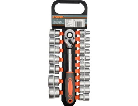 STHOR ZESTAW KLUCZY   1/2"  19el... - 2