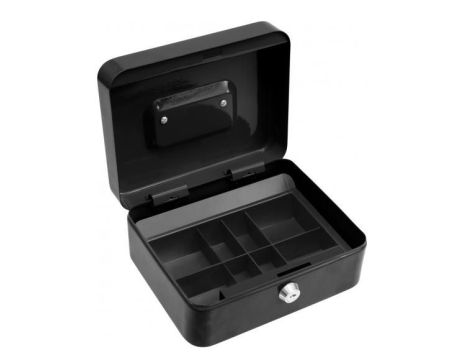 VOREL KASETKA NA PIENIĄDZE 200x160x90 CZARNA