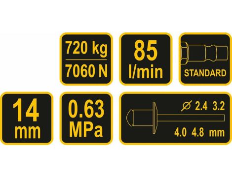 VOREL NITOWNICA PNEUMATYCZNA  2,4-4,8mm - 2