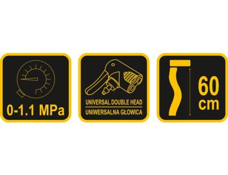 VOREL POMPKA SŁUPKOWA Z MANOMETREM CZAR. - 3