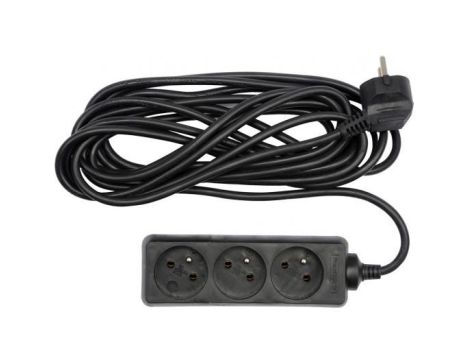 VOREL PRZEDŁUŻACZ CZARNY U.3g*3.0m /DOMOWY