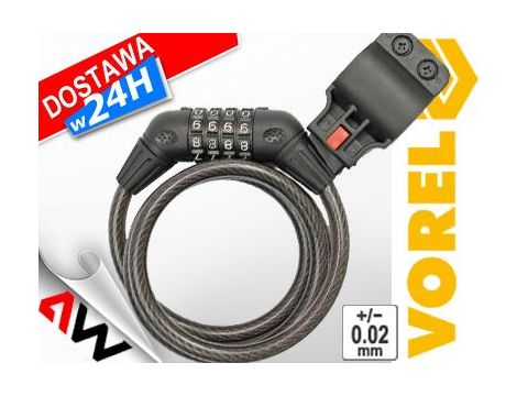 VOREL ZAMKN.ROWEROWE fi 10x120cm SZYFR - 2