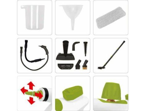 LUND MYJKA PAROWA 900-1050W +17 AKCESOR. - 2