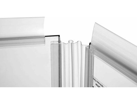 FALA PARAWAN NAWANNOWY SKŁADANY PODWÓJNY 80x140cm SZKŁO 5mm - 6