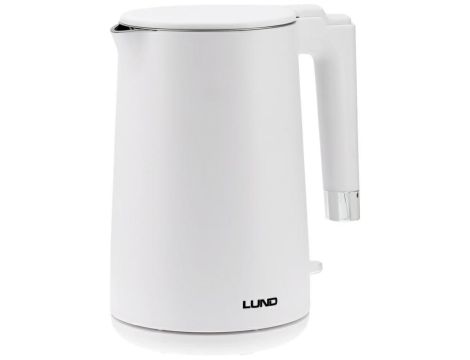LUND CZAJNIK ELEKTR. 1,5L BIAŁY   COOL TOUCH