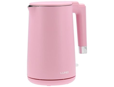 LUND CZAJNIK ELEKTR. 1,5L RÓŻOWY   COOL TOUCH