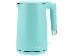 LUND CZAJNIK ELEKTR. 1,5L TURKUSOWY   COOL TOUCH