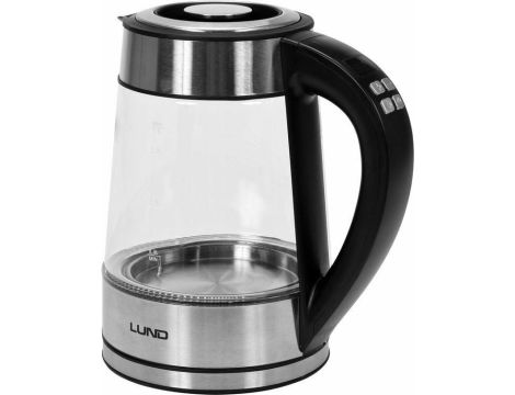 LUND CZAJNIK ELEKTR. SZKLANY LED 1,7L REGUL.TEMP