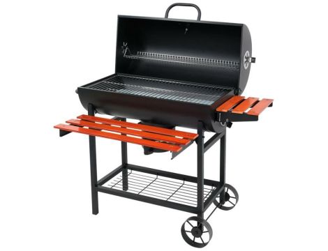 LUND GRILL WĘGLOWY Z POKRYWĄ RUSZT 71x34,5cm